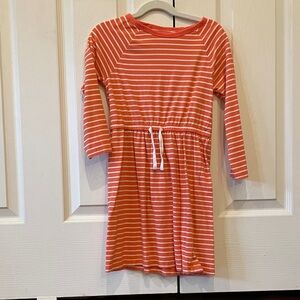 GAP Orange Striped Kids Dress